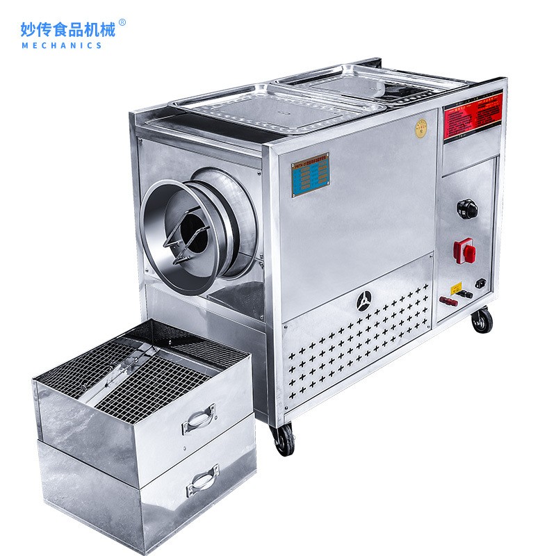 电热多功能炒货机商用厂家直销炒板栗机炒瓜子芝麻机炒栗子机燃气图5