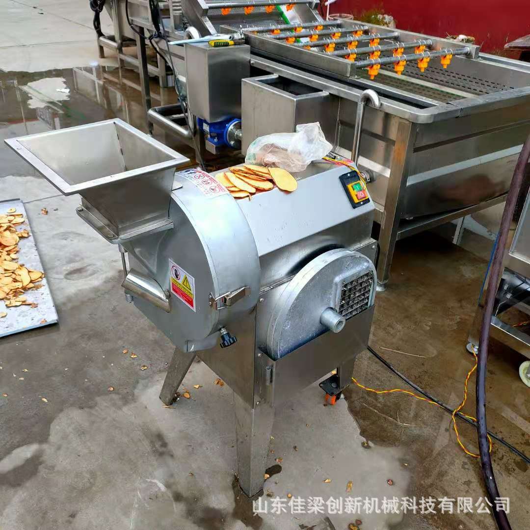 全自动切菜机商用切丝切块切丁机多功能土豆萝卜水果葱花菜切片机图4