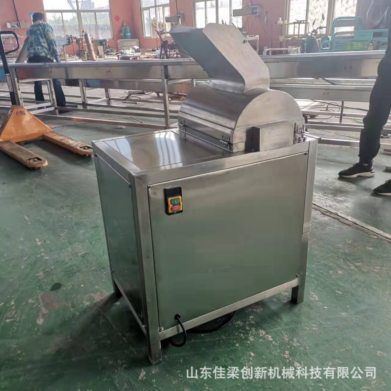 不锈钢鸡胸肉素肉 鸡肉拉丝扯丝机图4