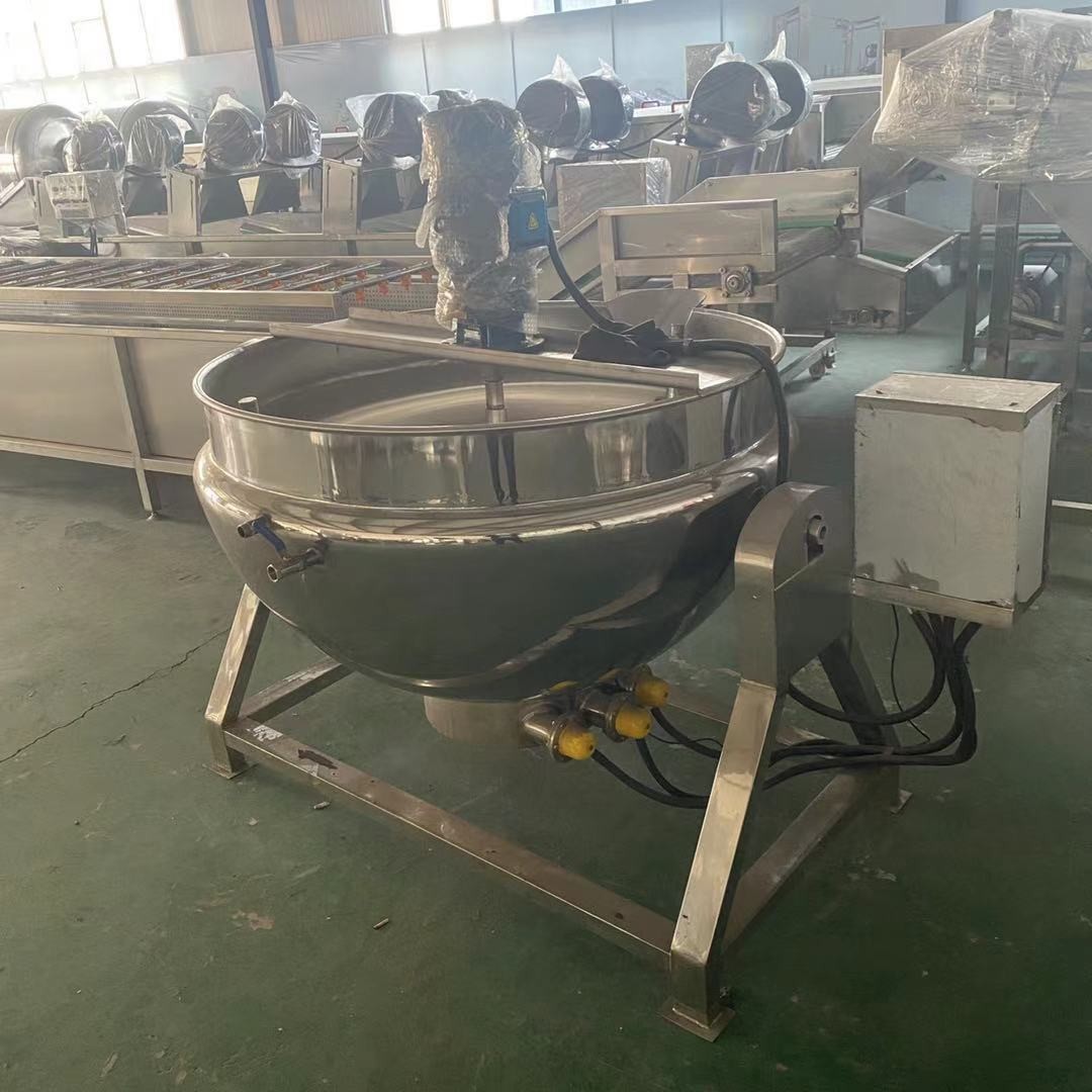 全自动煮酱料燃气炒锅，月饼馅料炒锅图3