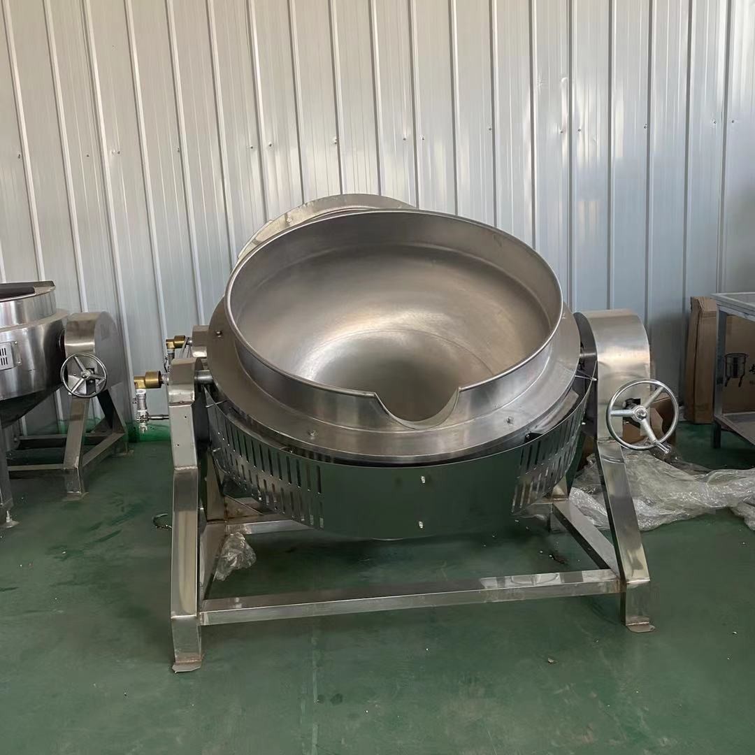 全自动煮酱料燃气炒锅，月饼馅料炒锅图4