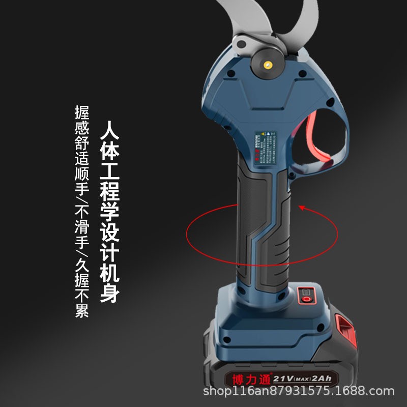 平推式电动修枝剪园林工具粗枝剪充电式剪枝机锂电果树剪厂家批发图3