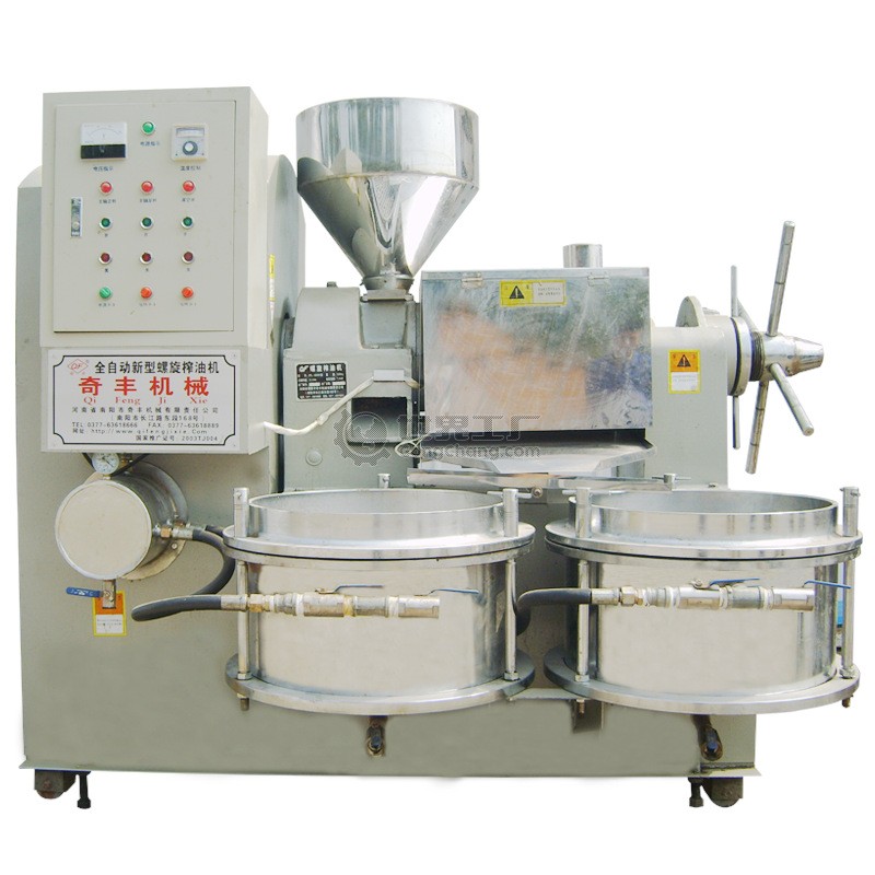 奇丰全自动芝麻花生油菜大豆榨油机螺旋榨油机6YL-108榨油机图2