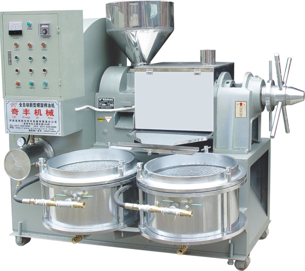 奇丰全自动芝麻花生油菜大豆榨油机螺旋榨油机6YL-108榨油机图4