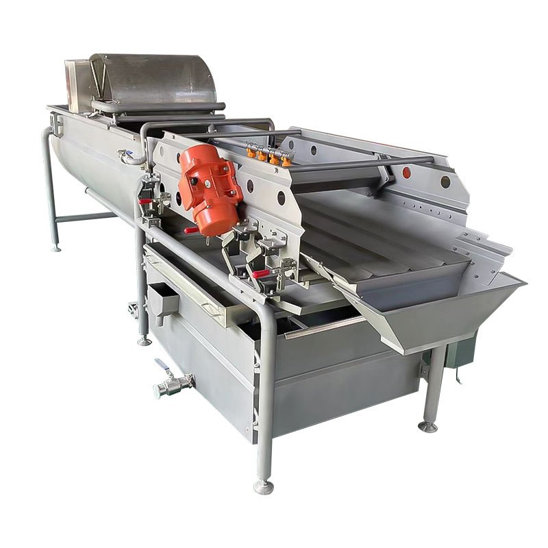 蔬菜加工设备涡流清洗机气泡清洗机配套设施净洗切丝洗流水线图5