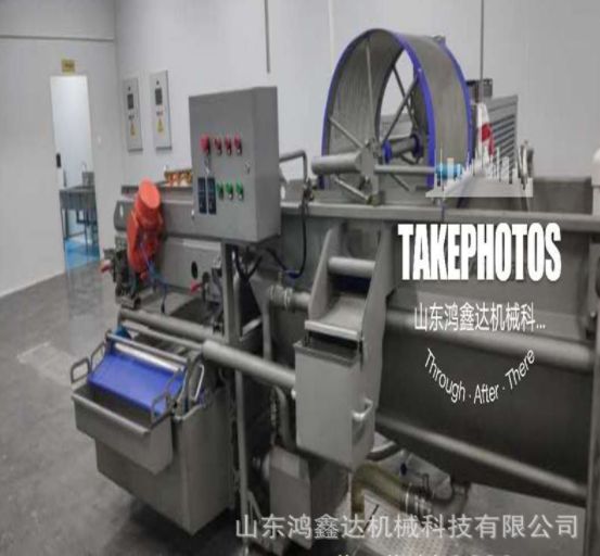 蔬菜加工设备涡流清洗机气泡清洗机配套设施净洗切丝洗流水线图4