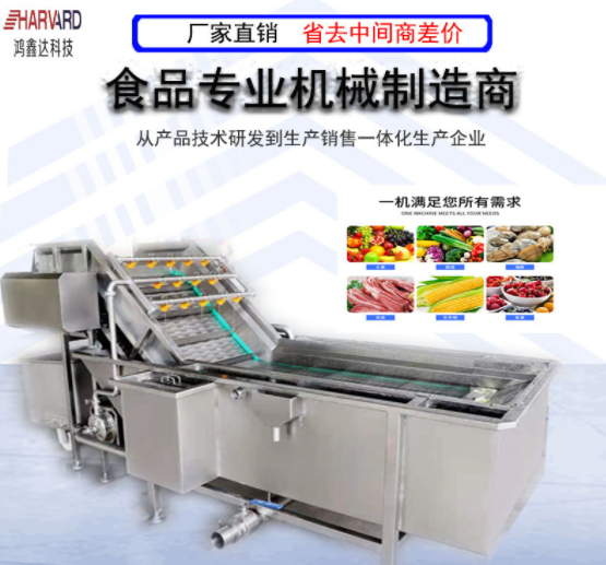 罐头厂旋流清洗机供应 苹果橘子洗果机 食品厂加工生产流水线