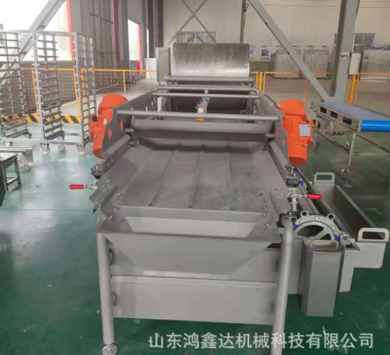 罐头厂旋流清洗机供应 苹果橘子洗果机 食品厂加工生产流水线图4