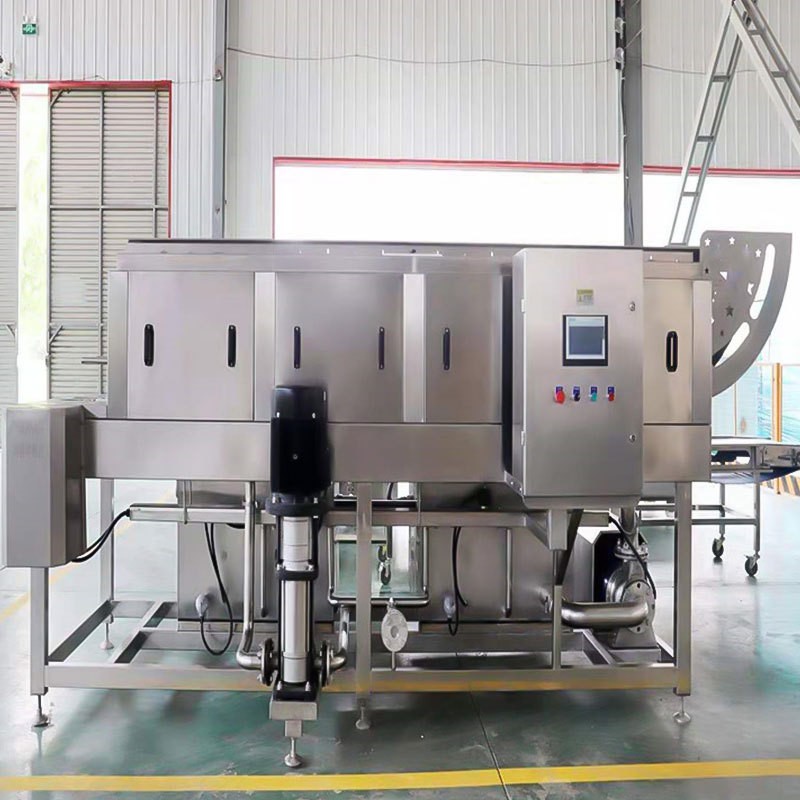 全新洗箱机 全自动周转筐清洗机 水果蔬菜塑料筐的清洗设备可定制图4