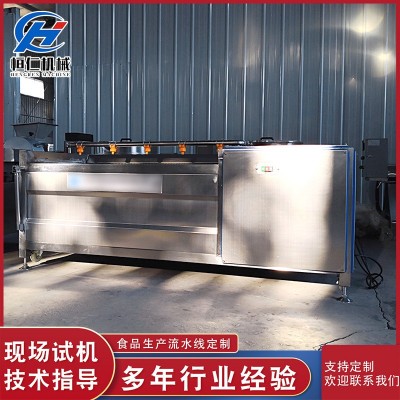 莲藕专用清洗机 自动莴苣毛刷清洗器 毛辊摩擦土豆清洗去皮机