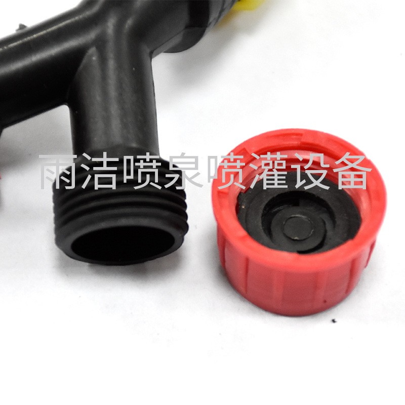 塑料农用双喷工地围挡喷淋头蔬菜基地花卉草坪适用喷头降温降尘图2