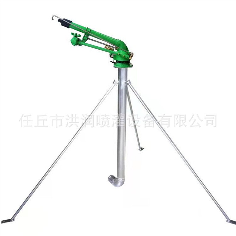 洪润农业灌溉蜗轮蜗杆喷水枪 摇臂大喷枪射程远雾化好 50喷灌喷枪图5