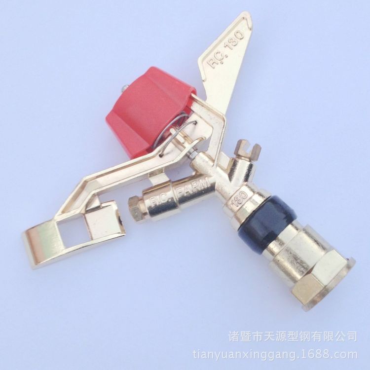 诸暨天源DN20锌合金喷灌喷头 园林草坪绿化喷头专业值得信赖