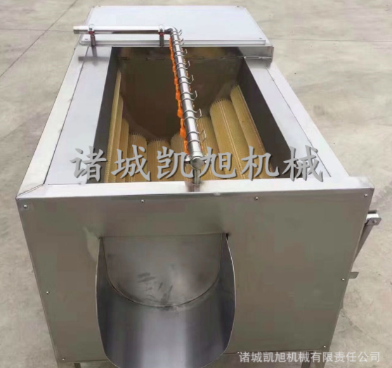 厂家商用土豆脱皮机 芋头土豆萝卜脱皮机 毛刷毛辊清洗脱皮机图3