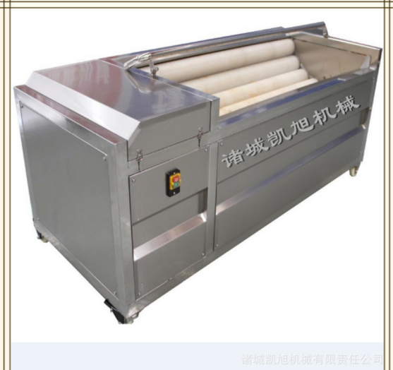 厂家商用土豆脱皮机 芋头土豆萝卜脱皮机 毛刷毛辊清洗脱皮机图5