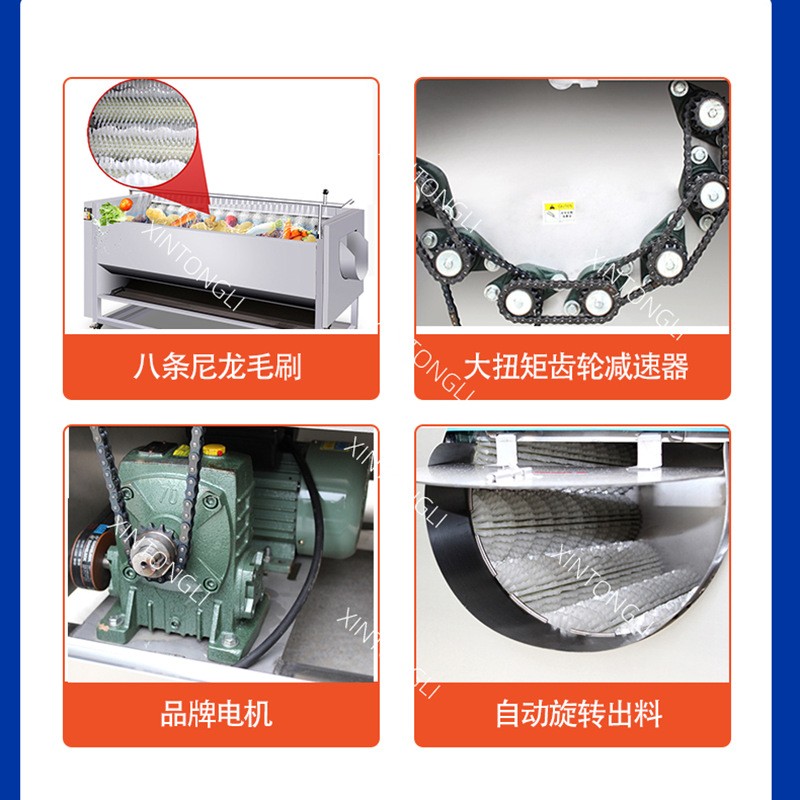 南瓜子毛辊去皮清洗机 菜籽去泥沙清洗机 坚果类去泥去皮一体机图3