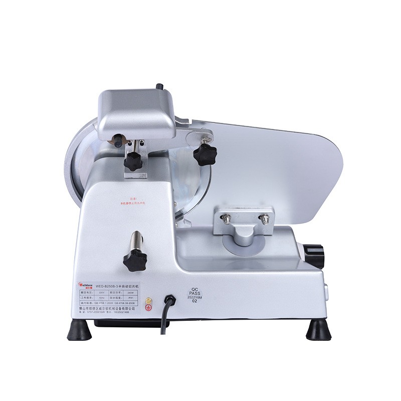 厂家直供 商用多功能10寸半自动切片机切肉机切牛/羊肉卷 家用250图2