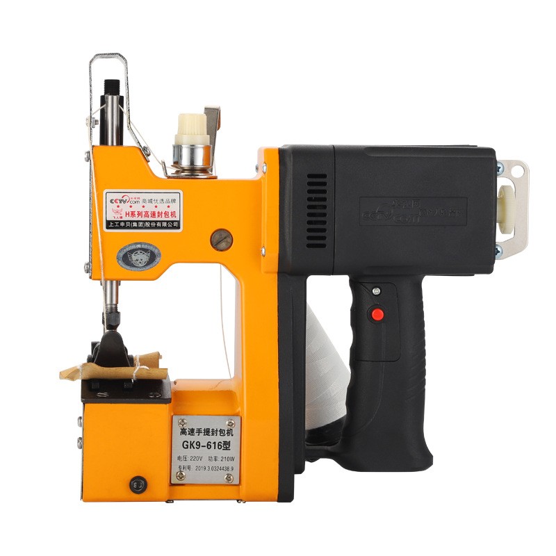 飞人牌高速手提电动封包机 编织蛇皮袋缝包机 小型手动打包图5