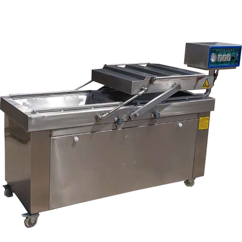 食品真空包装机 商用双室连续真空封口机 大米全自动下凹封口机图5