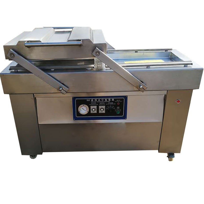 玉米真空包装机商用双室真空包装机 鸡爪自动抽真空封口机600双室图5