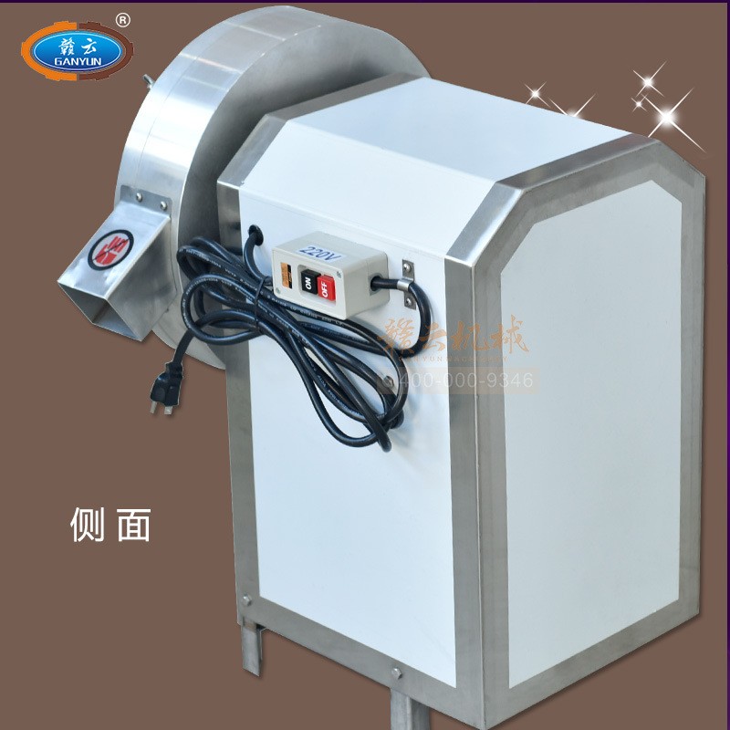 赣云机械商用电动350型切丝机 厨房果蔬切片切丝设备切生姜丝机器图4