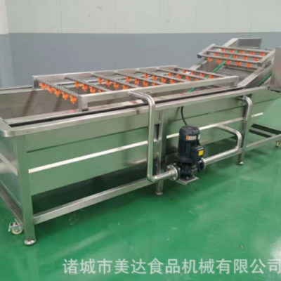 高压喷淋式气泡清洗机 商用不锈钢果蔬清洗机 苹果枸杞清洗机