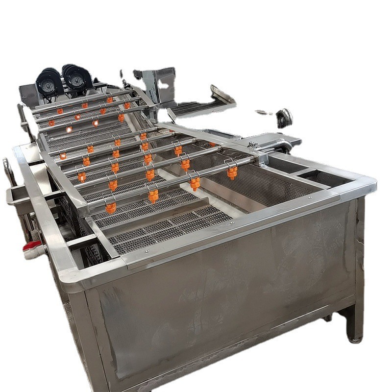 全自动商用果蔬清洗机 多功能水果气泡清洗机 喷淋式蔬菜清洗机图4