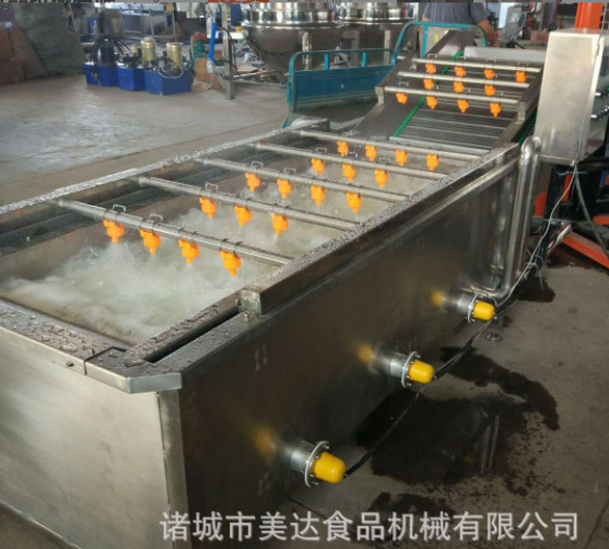 全自动商用果蔬清洗机 多功能水果气泡清洗机 喷淋式蔬菜清洗机图2