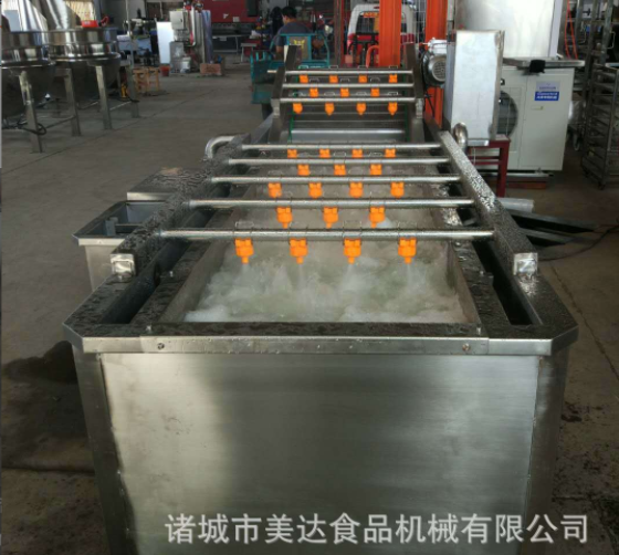 全自动商用果蔬清洗机 多功能水果气泡清洗机 喷淋式蔬菜清洗机图5