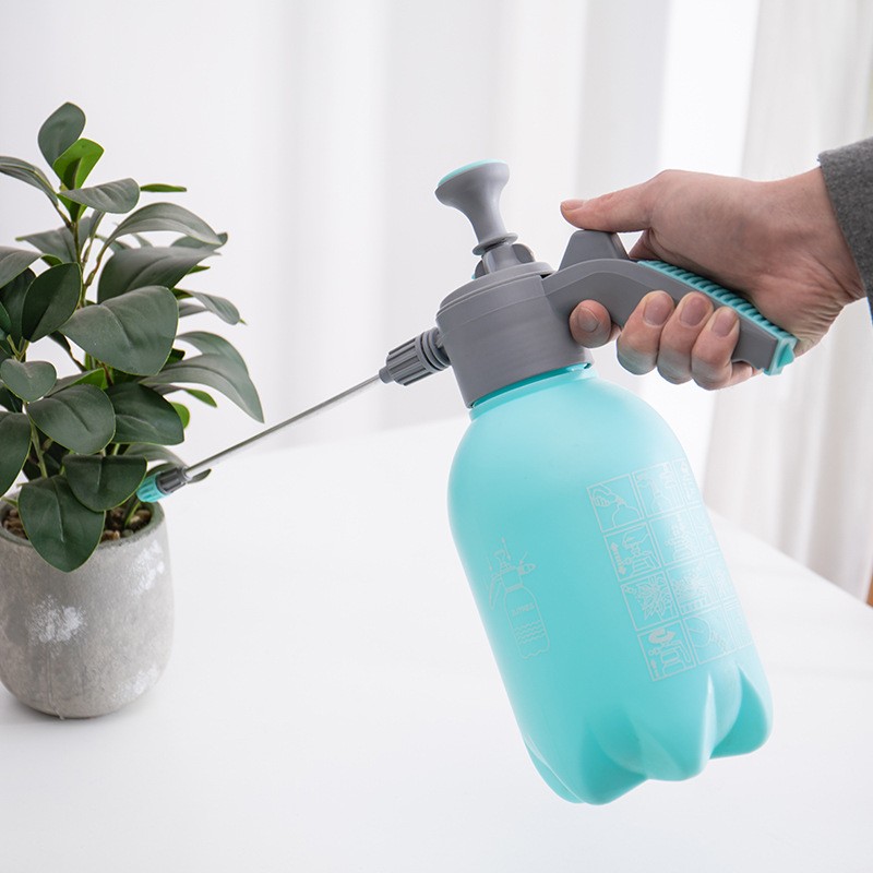 跨境货源2L洒水壶浇花喷雾瓶压力喷水壶喷雾器小型气压喷壶园艺图2