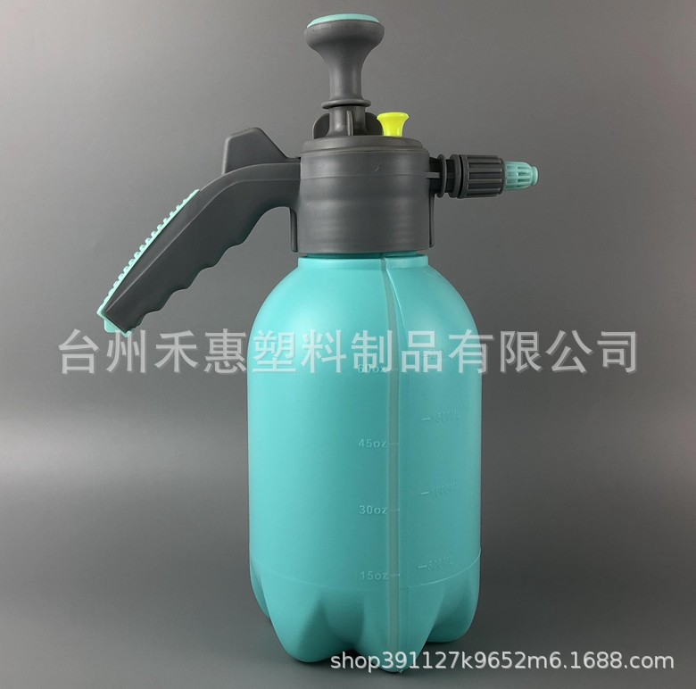 塑料喷雾器 2L气压浇花喷水壶 马卡龙粉蓝系洒水喷雾壶图3