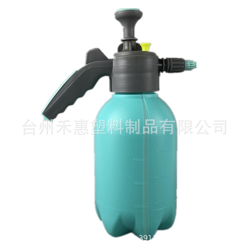 塑料喷雾器 2L气压浇花喷水壶 马卡龙粉蓝系洒水喷雾壶图5