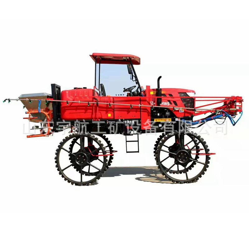 四轮自走式打药机 农业自走式杀虫喷药机 自走式施肥机图5