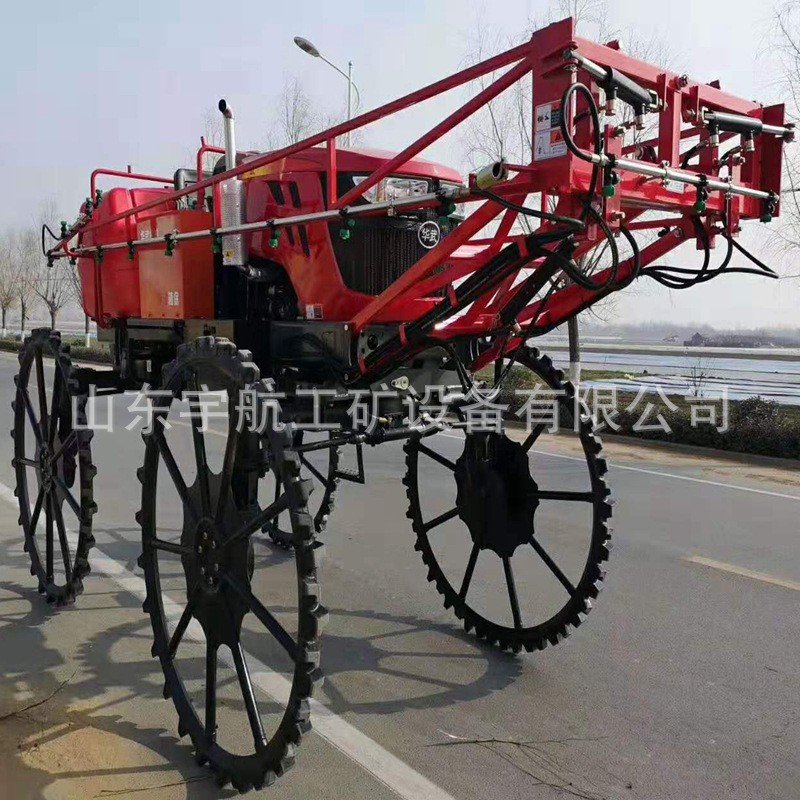 四轮自走式打药机 农业自走式杀虫喷药机 自走式施肥机图4