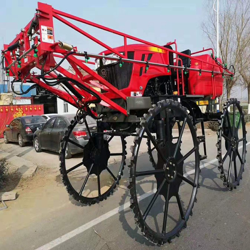 四轮自走式打药机 农业自走式杀虫喷药机 自走式施肥机图2