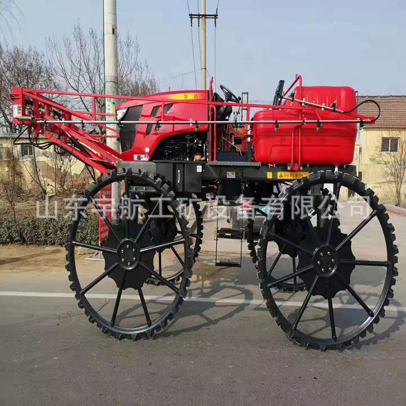 四轮自走式打药机 农业自走式杀虫喷药机 自走式施肥机图3