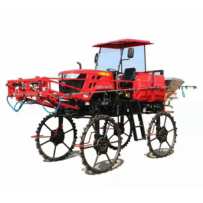四轮自走式打药机 农业自走式杀虫喷药机 自走式施肥机