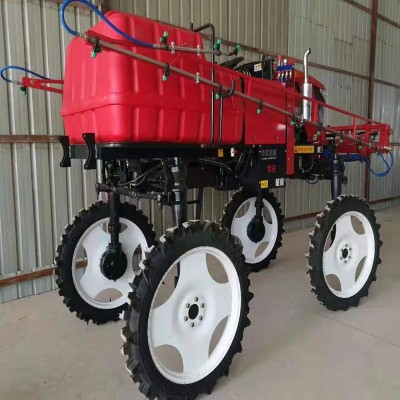 四轮自走式打药机 农业自走式打药施肥机 大容量自走式杀虫喷药机
