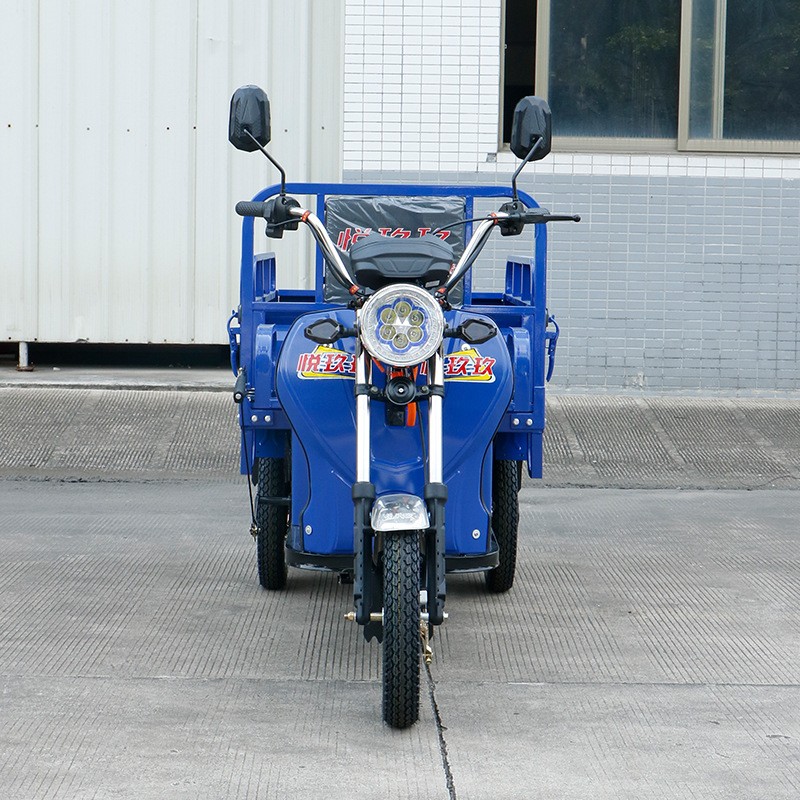 悦玖玖 1.1米三开门小蜻蜓电动三轮车小型家用农村拉货车载重王图2