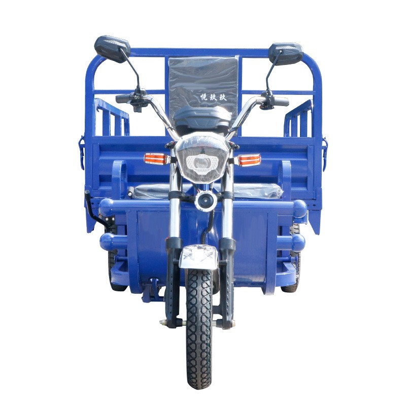悦玖玖电动三轮车 1.8米加粗前护钢载货搬运农村运输地摊推车图2