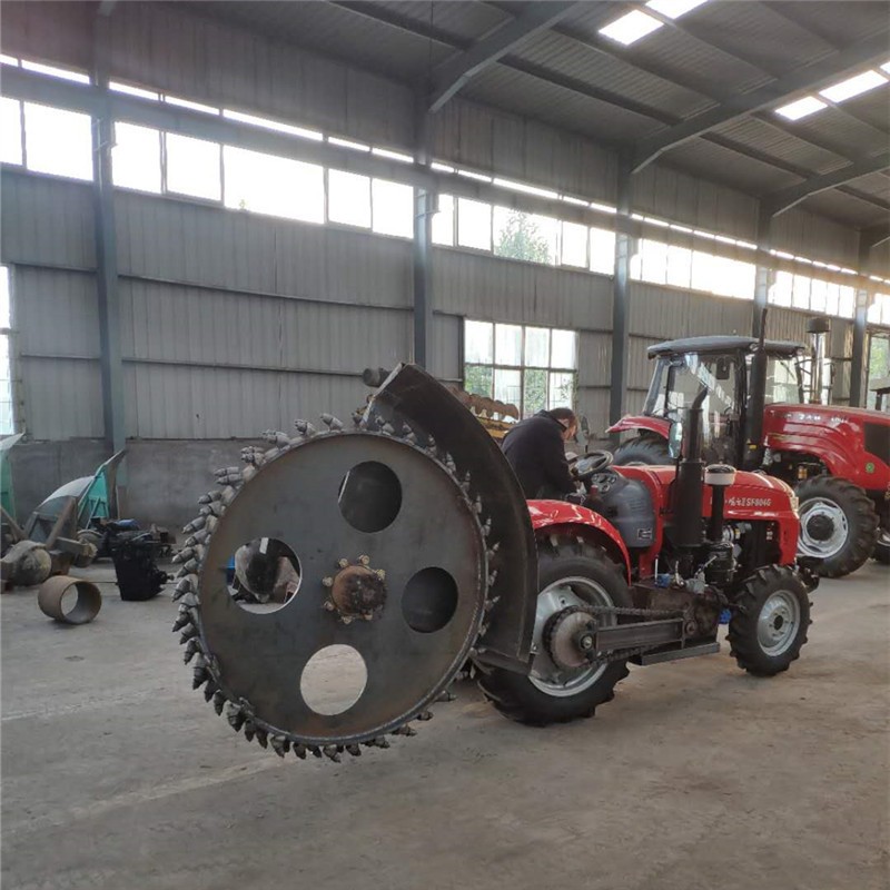 圆盘开沟机 果园山药大葱种植用挖沟设备 多功能工程施工开沟机图4