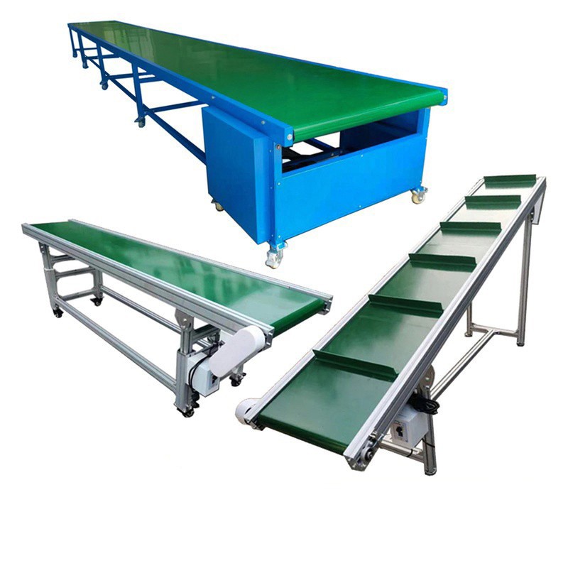 输送带传送带 装卸货爬坡运输机快递物流分拣线车间食品传送机图5