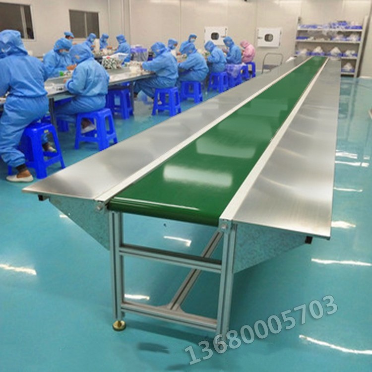 输送带传送带 装卸货爬坡运输机快递物流分拣线车间食品传送机图3