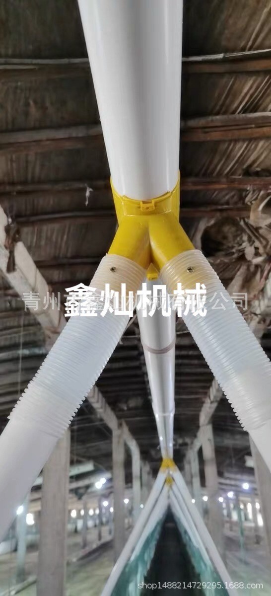 养鸭料线 肉鸭自动喂养设备自动料线 养殖料线图4