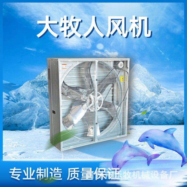 青岛大牧人负压风机 畜牧养殖工厂车间大功率强力降温工业排风机图2