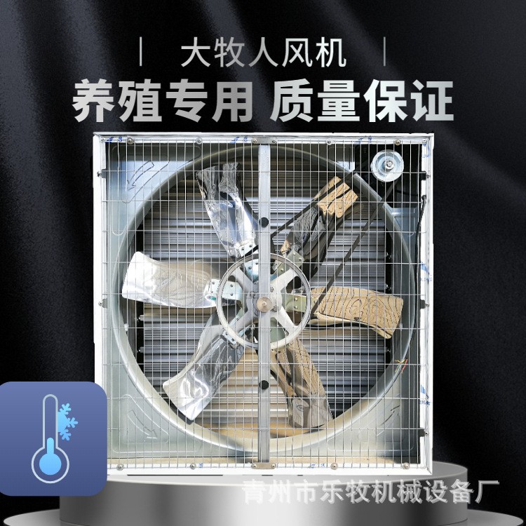 青岛大牧人负压风机 畜牧养殖工厂车间大功率强力降温工业排风机图3