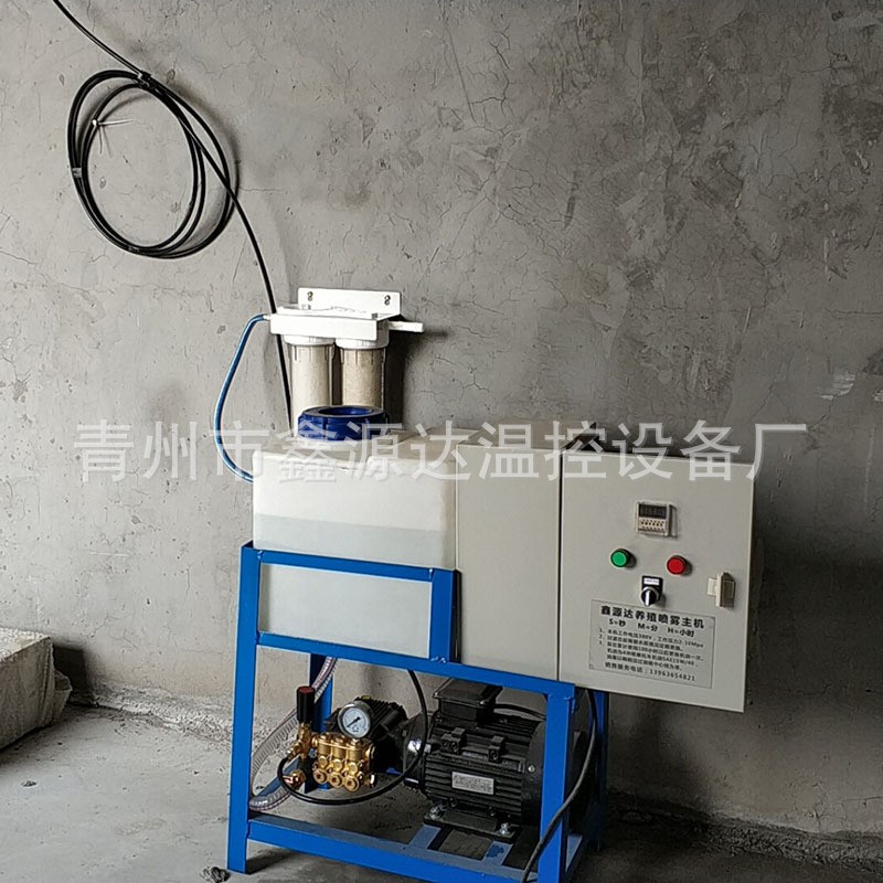 养殖雾线鸡舍降温设备鸡舍空气净化消毒机夏季高压造雾除尘加湿器图4