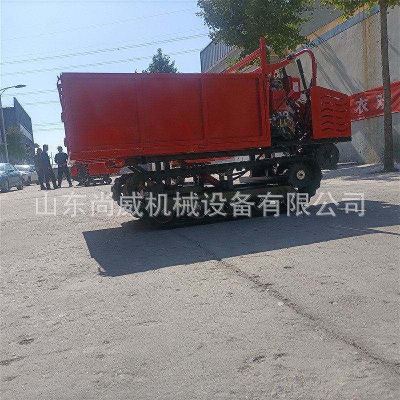 爬山虎运输车全地形柴油农用履带运输车山区田园果园爬坡王自卸车图4