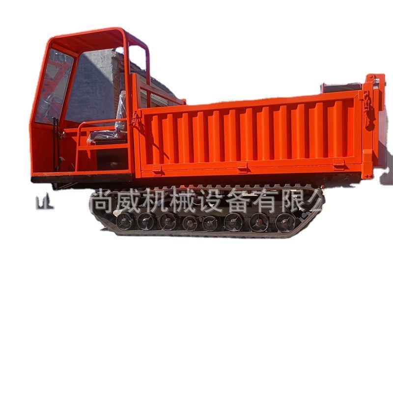 农用爬坡王山区果园全地形柴油自上料运输车爬山虎履带运输车图5