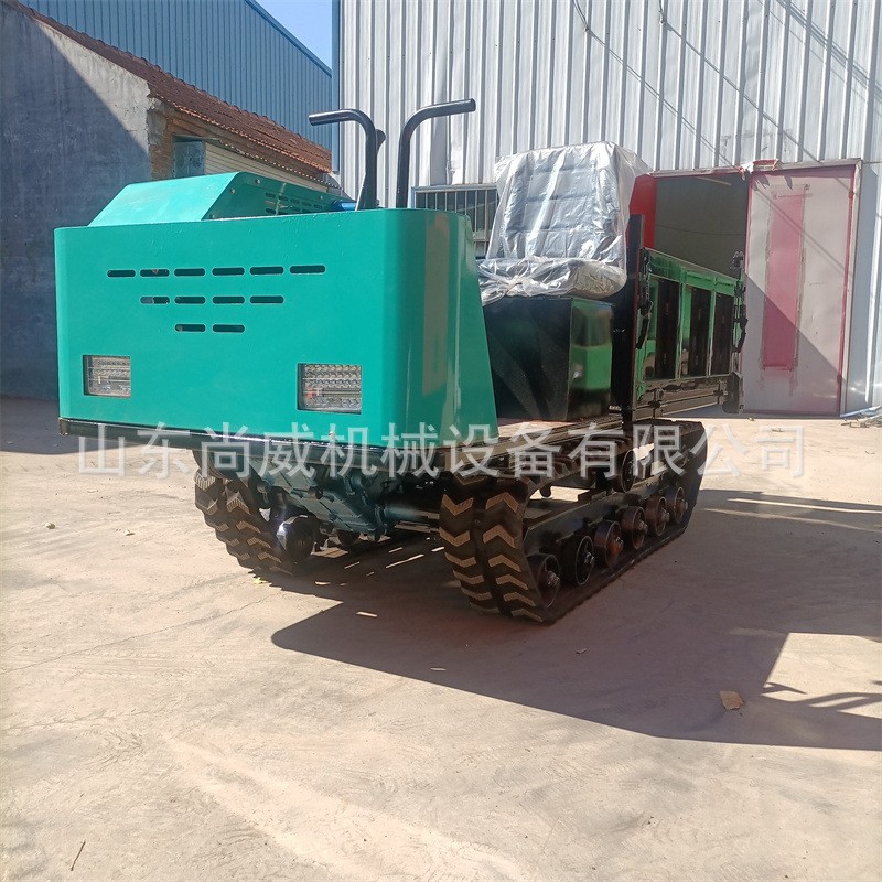 农用爬坡王山区果园全地形柴油自上料运输车爬山虎履带运输车图4